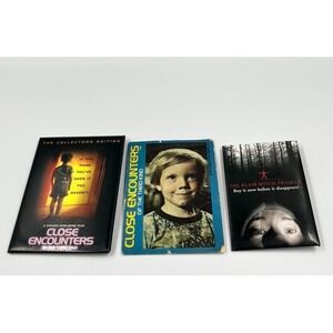 Blair Witch Project & Close Encounters Movie Promo Pin Lot Vintage 1977–1999